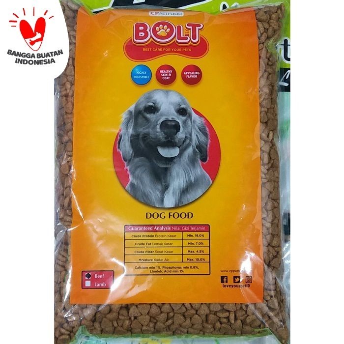 Jual Bolt Dog Food Repack 1 kg\ Shopee Indonesia