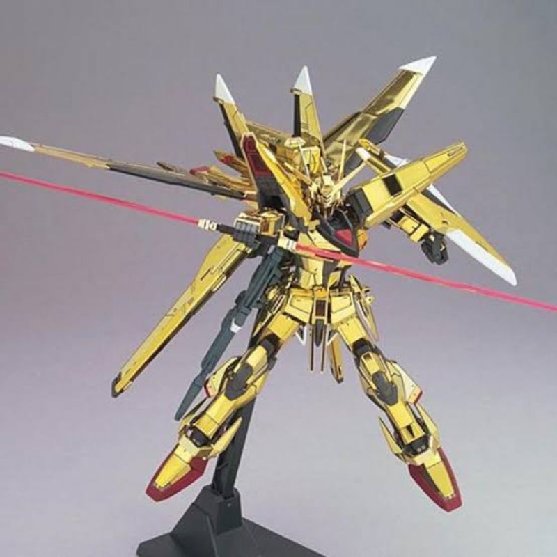 Jual Bandai 1/100 Akatsuki Gunpla oowashi shiranui pack fullset GOLD ...