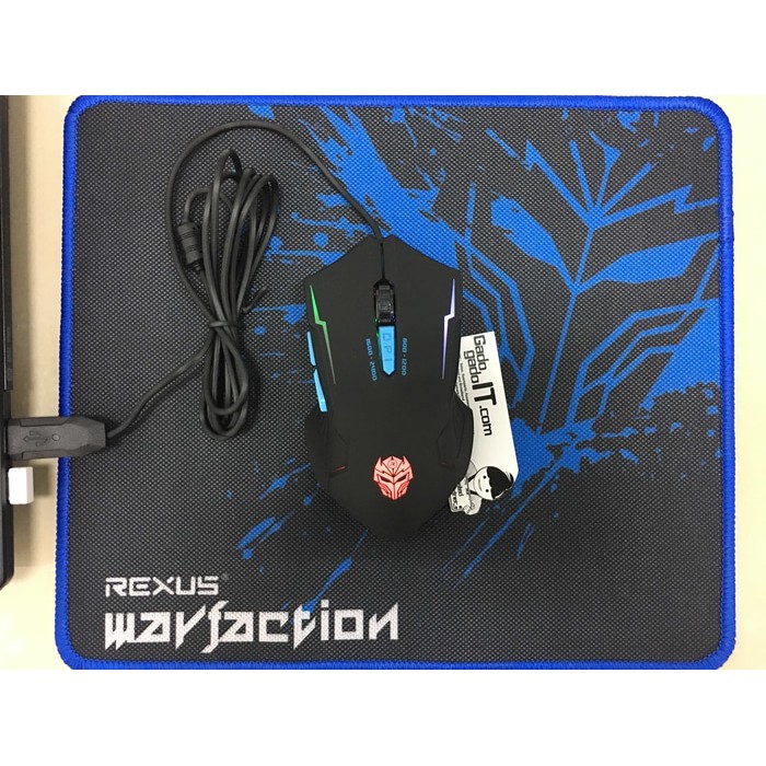 Jual REXUS RX-VR1 Warfaction Paket Gaming Kit Combo Keyboard & Mouse ...