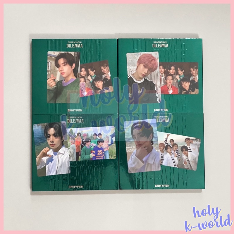 Jual READY STOCK PC PHOTOCARD ALBUM UNSEALED ENHYPEN DIMENSION DILEMMA ESSENTIAL VER