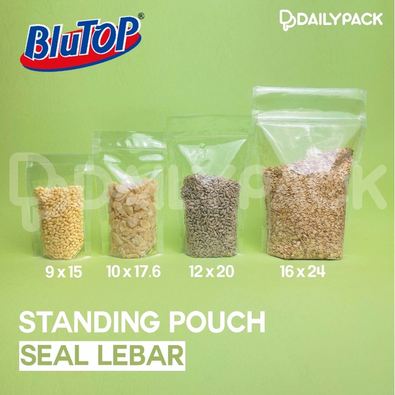 Jual (ECER) Standing Pouch Seal Lebar ECER / Kemasan Plastik Berdiri ...