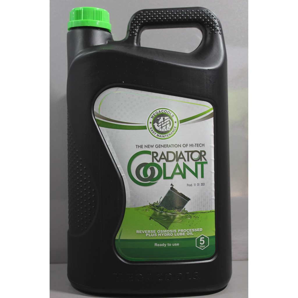Jual Air Radiator / Radiator Coolant Megacool Galon 5 Liter Warna Hijau ...