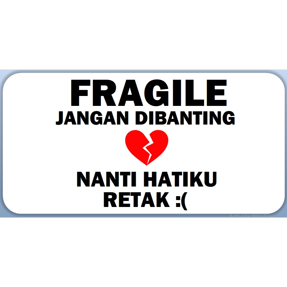 Jual STIKER LABEL VIDEO UNBOXING / VIDEO BUKA PAKET CUSTOM REQUEST ...