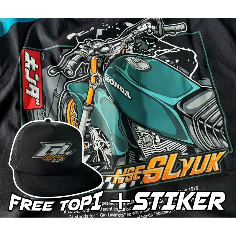 Jual Kaos Gl Baju T Shirt Pakaian Atasan Pria Distro Rosok Honda Gank