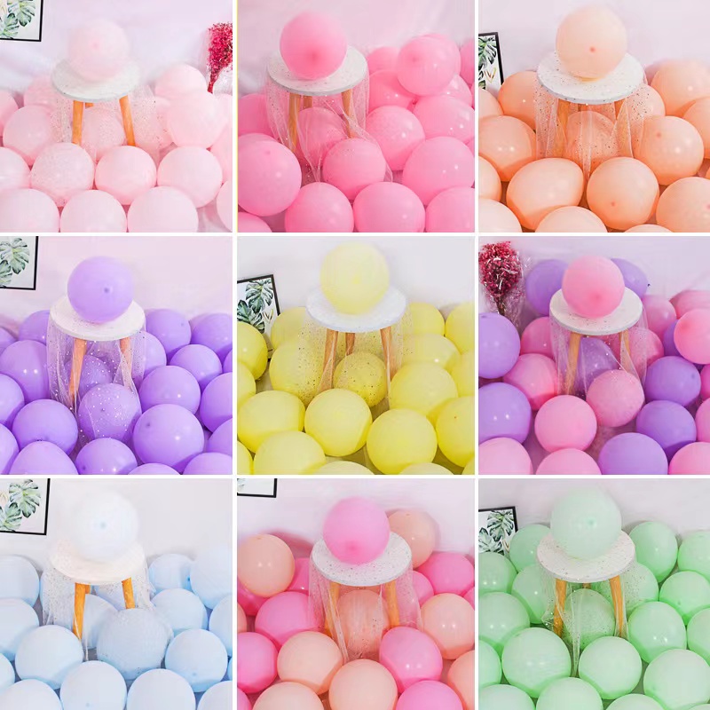 Ballon-Stäbe Mit Bechern – 50 Stück, 32 Cm, Wiederverwendbar, In Macaron-Farben, Für Partydeko