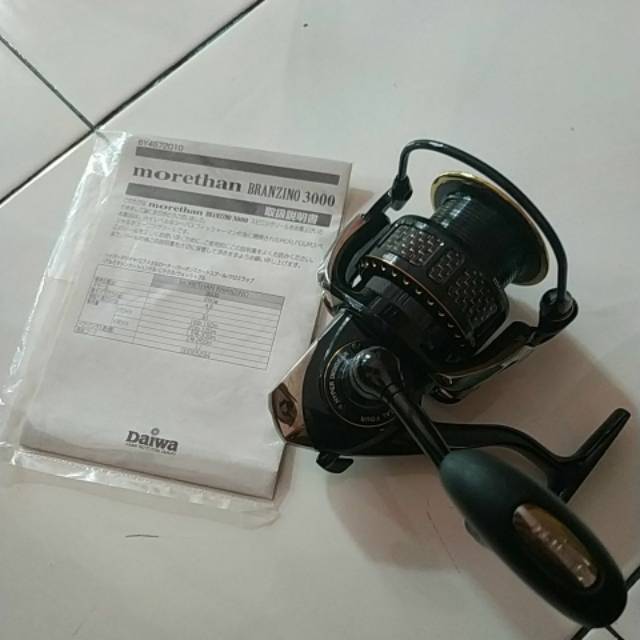 Jual REEL DAIWA MORETHAN BRANZINO 3000 SPEK DEWA SPRTI SHIMANO