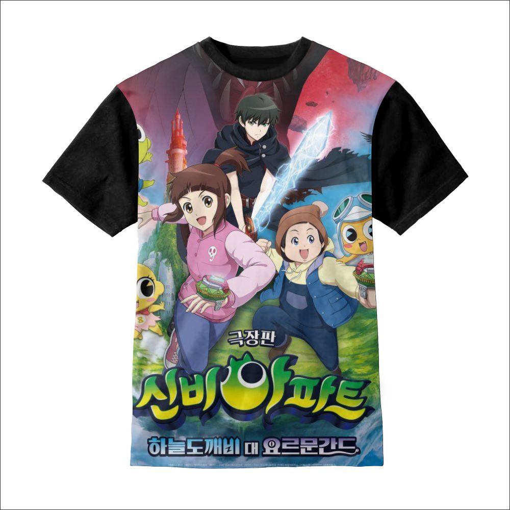 Nevada Boxy Anime Kaos Anak Perempuan