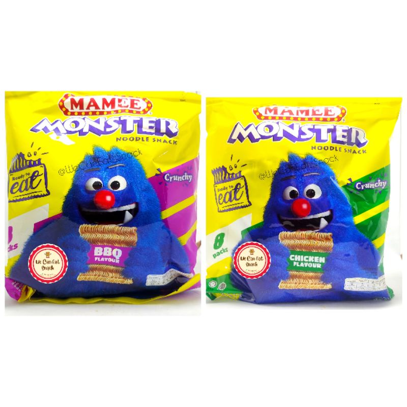 Jual Mamee Monster Noodle Snack Chicken And Bbq Flavour Shopee Indonesia