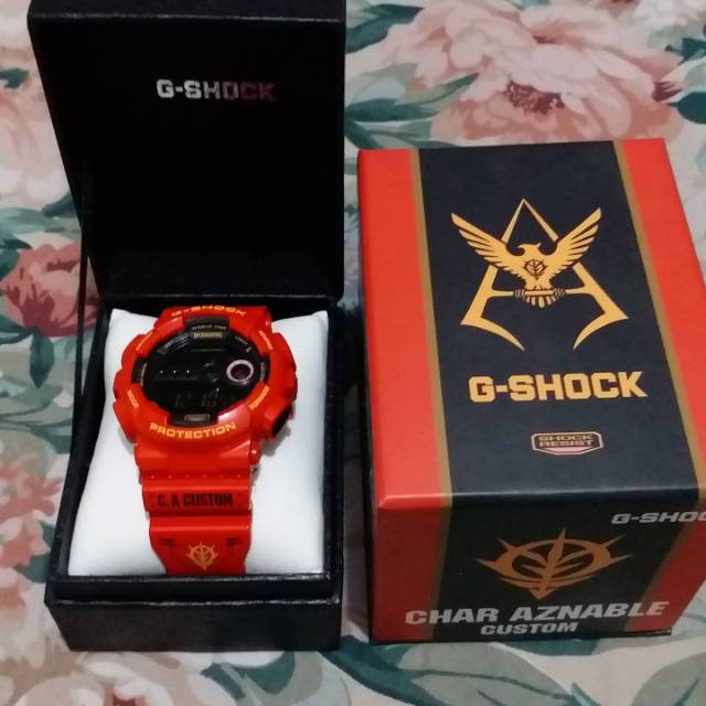 Jual Jam G-Shock Gundam Zeon Char Aznable Custom | Shopee Jual Jam G-Shock Gundam Zeon Char Aznable Custom | Shopee