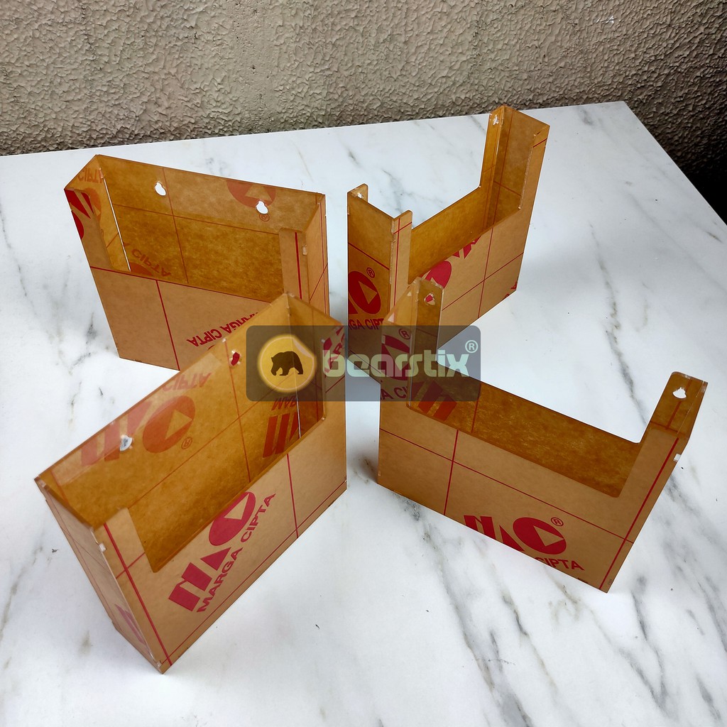 Jual Tempat brosur dinding flyer holder A5 akrilik meja kartu nama ...