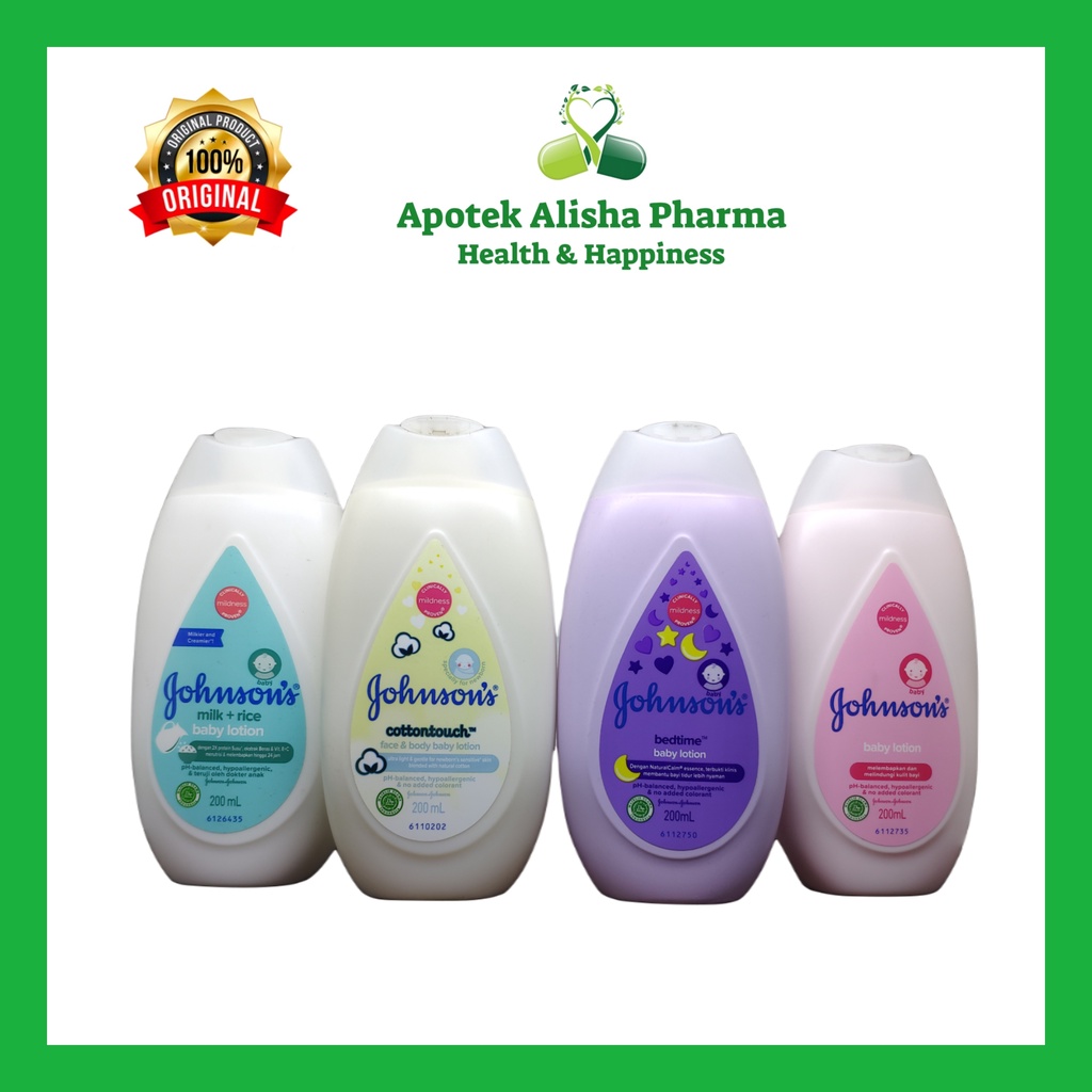 Jual Johnson Baby Lotion 200ml Lotion Bayi Regular (Pink) Bedtime