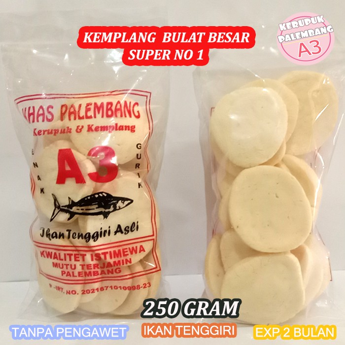 Jual Kemplang Besar Super Kerupuk Super Asli Ikan Tenggiri Kerupuk Ikan