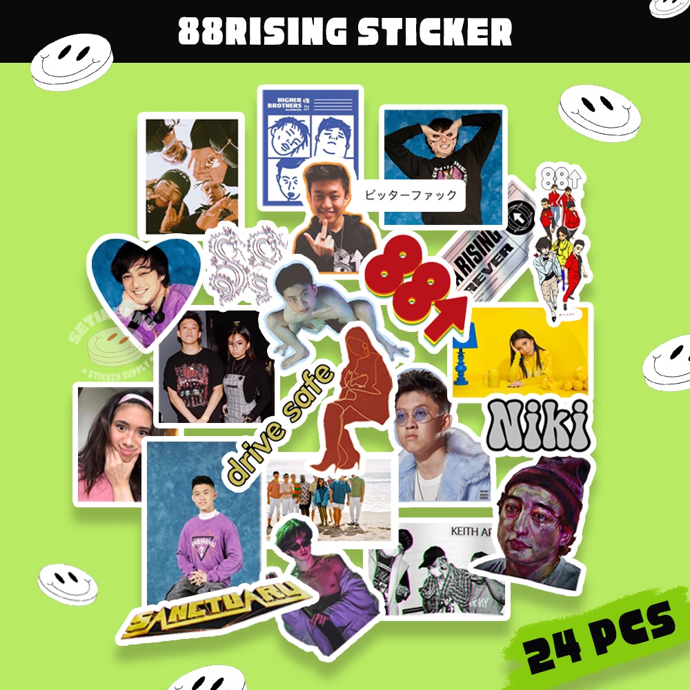 Jual 88Rising Sticker Pack A5/A6 (24pcs) | Shopee Indonesia