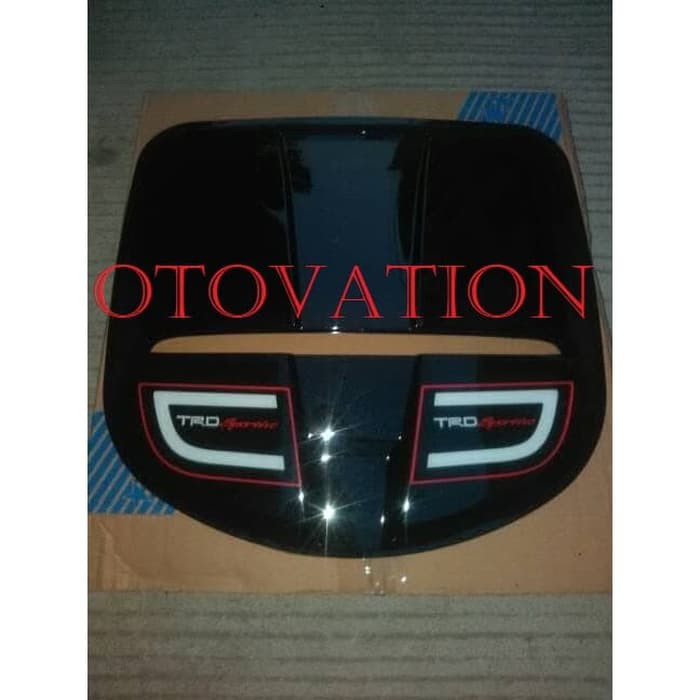 Jual Air Flow Trd Sportivo Hitam Variasi Kap Mesin Mobil Fortuner