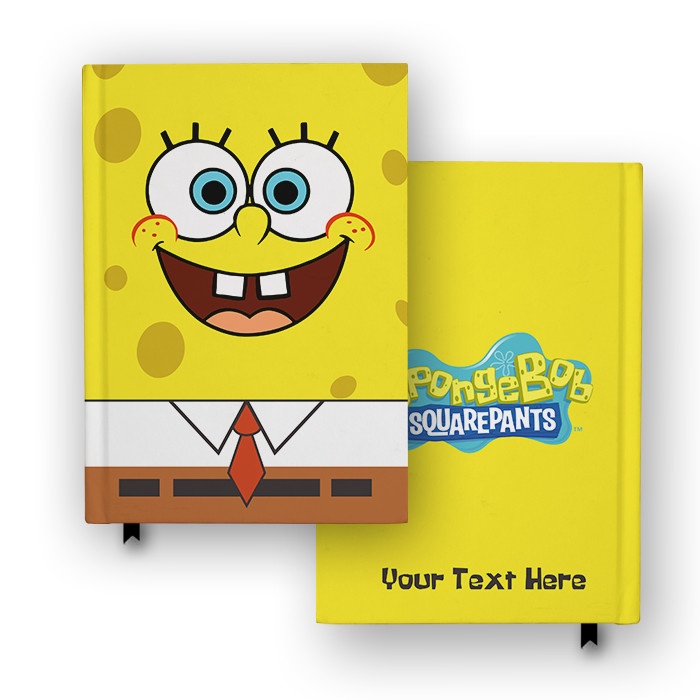Jual Buku Catatan Notebook Spongebob Custom Nama Notes Diary Jurnal ...