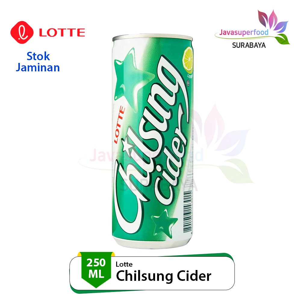 Jual Lotte Chilsung Cider 250ml/Minuman Soda Rasa Lemon Asli Korea