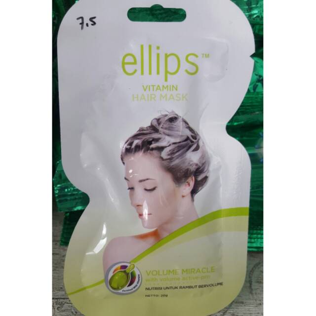 Jual ELLIPS VITAMIN HAIR MASK VOLUME MIRACLE | Shopee Indonesia