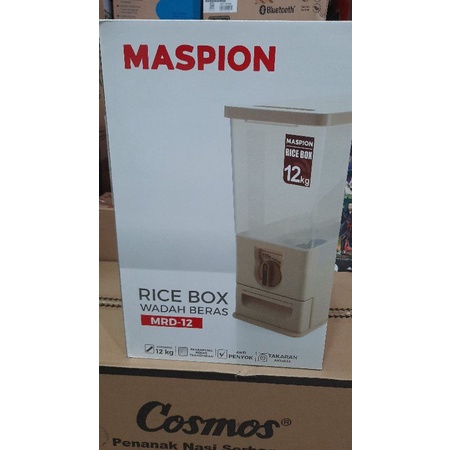 Jual Rice Box Maspion MRD 12 Tempat Simpan Beras 12 Kg | Shopee Indonesia