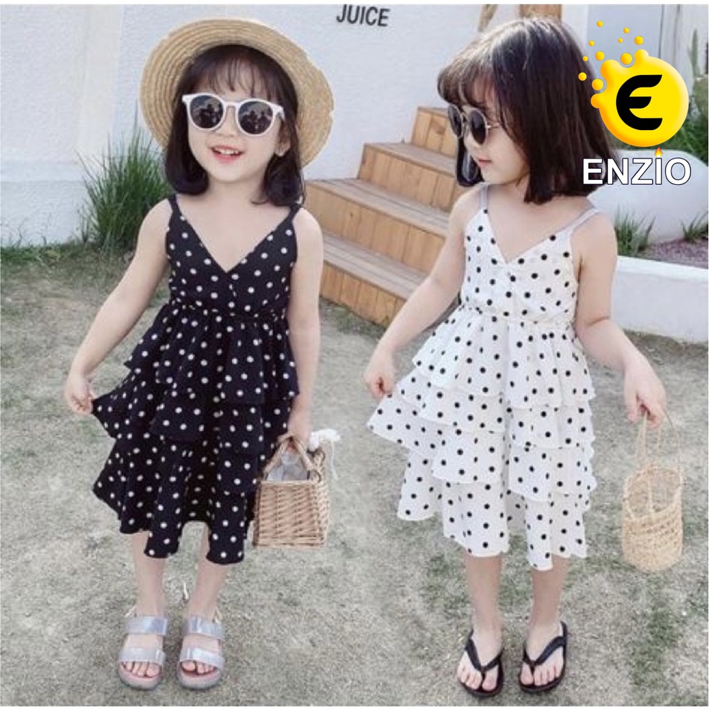 Jual SALE 12.12 Dress Anak Perempuan POLKADOT 2-7 Tahun Baju ...