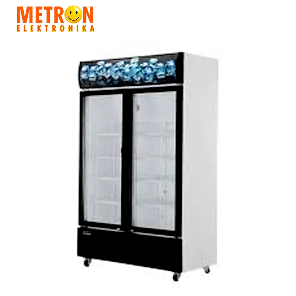Jual MODENA SC 2920 SHOWCASE 2 DOORS 910 LITER / SC2920 | Shopee Indonesia