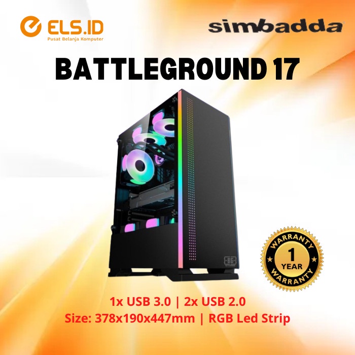 Jual Casing Simbadda Battle Ground 17 - RGB Led Strip | Shopee Indonesia