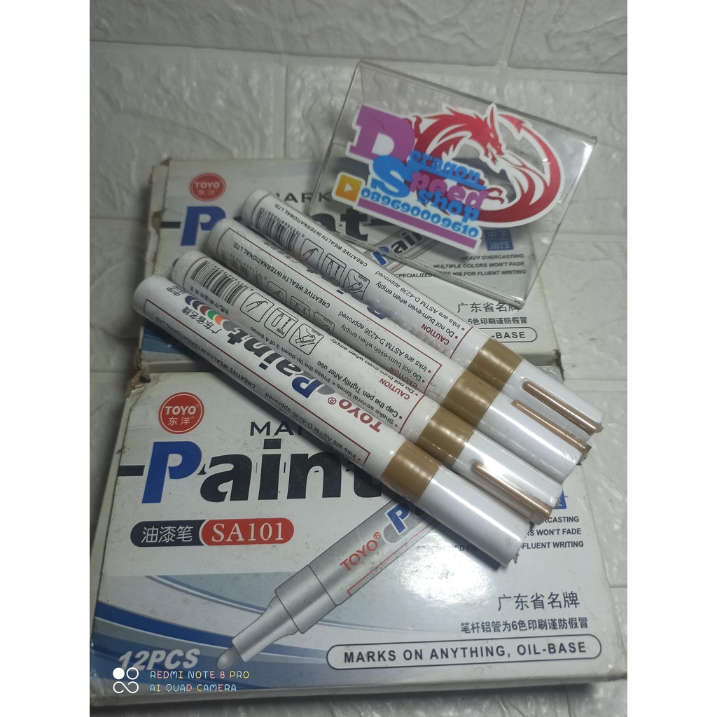 Jual spidol ban permanen paint mobil motor | Shopee Indonesia