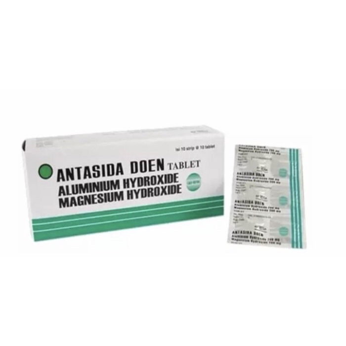 Jual Antasida Doen Strip 10 Tablet ( Obat Maag Perut Kembung ) | Shopee ...