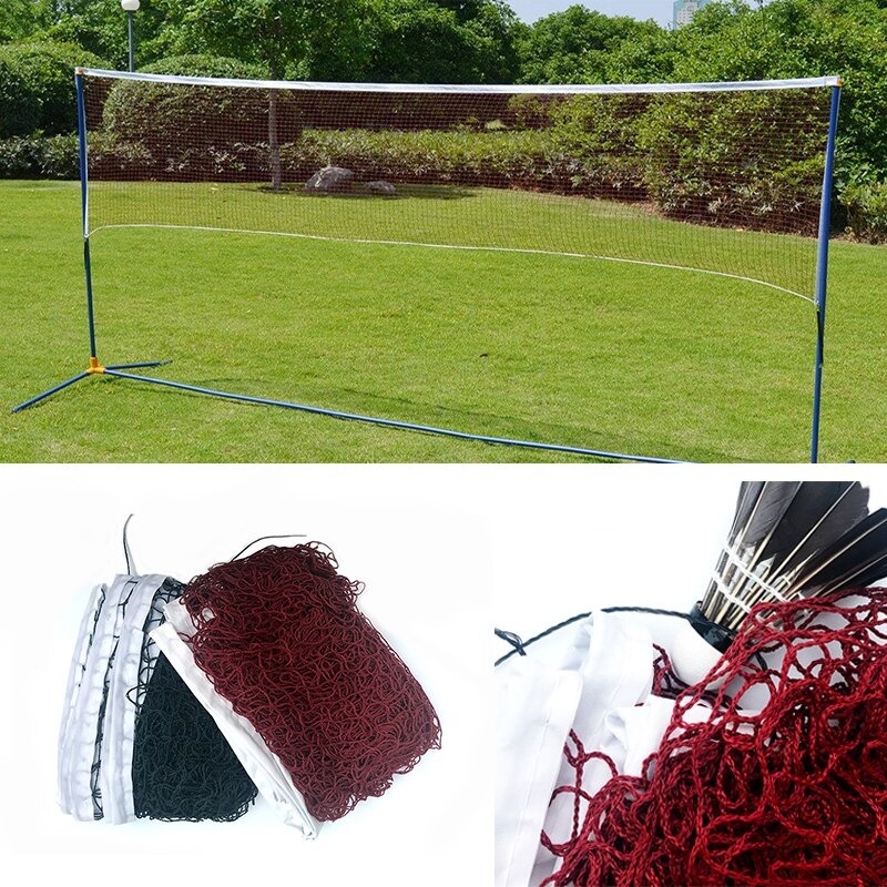 Jual Net BuluTangkis Net Badminton Portable Folding Rack 5.1 Meter ...