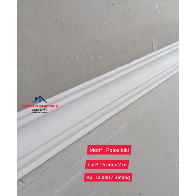 Jual List Gypsum Motif Minimalis Polos Kiki Cm Shopee Indonesia