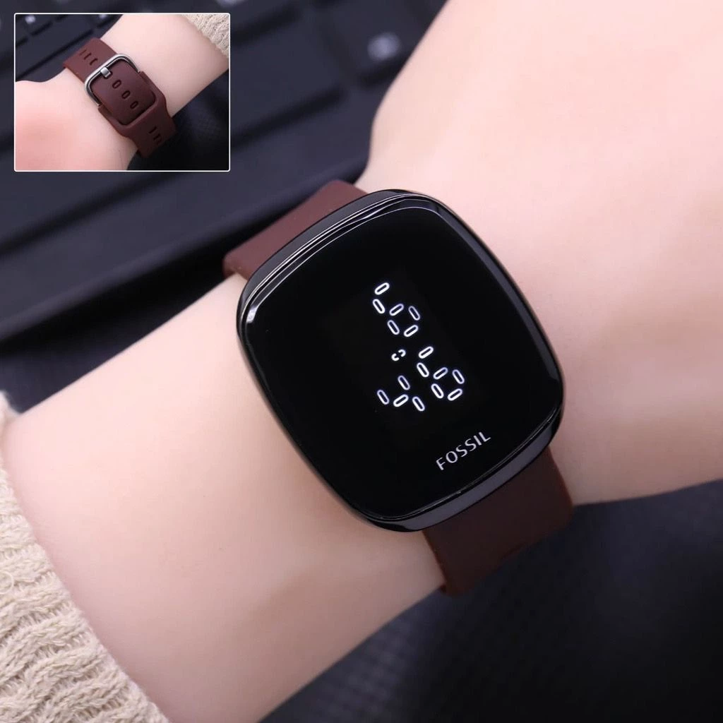 Jam Tangan Fashion Wanita LED Free Box