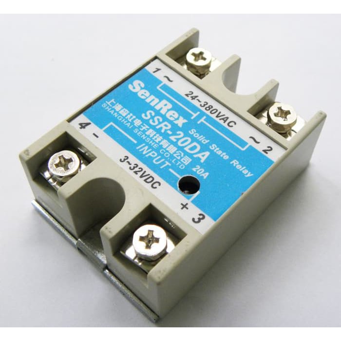Jual SenRex Solid State Relay SSR - 20DA tools114 | Shopee Indonesia