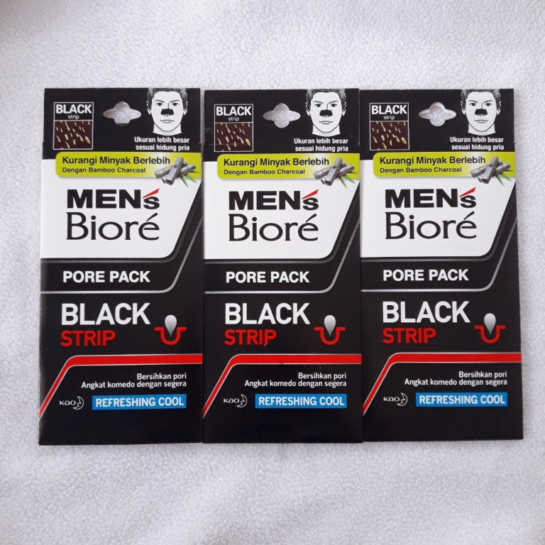 Jual MENS BIORE PORE PACK BLACK STRIP | Shopee Indonesia