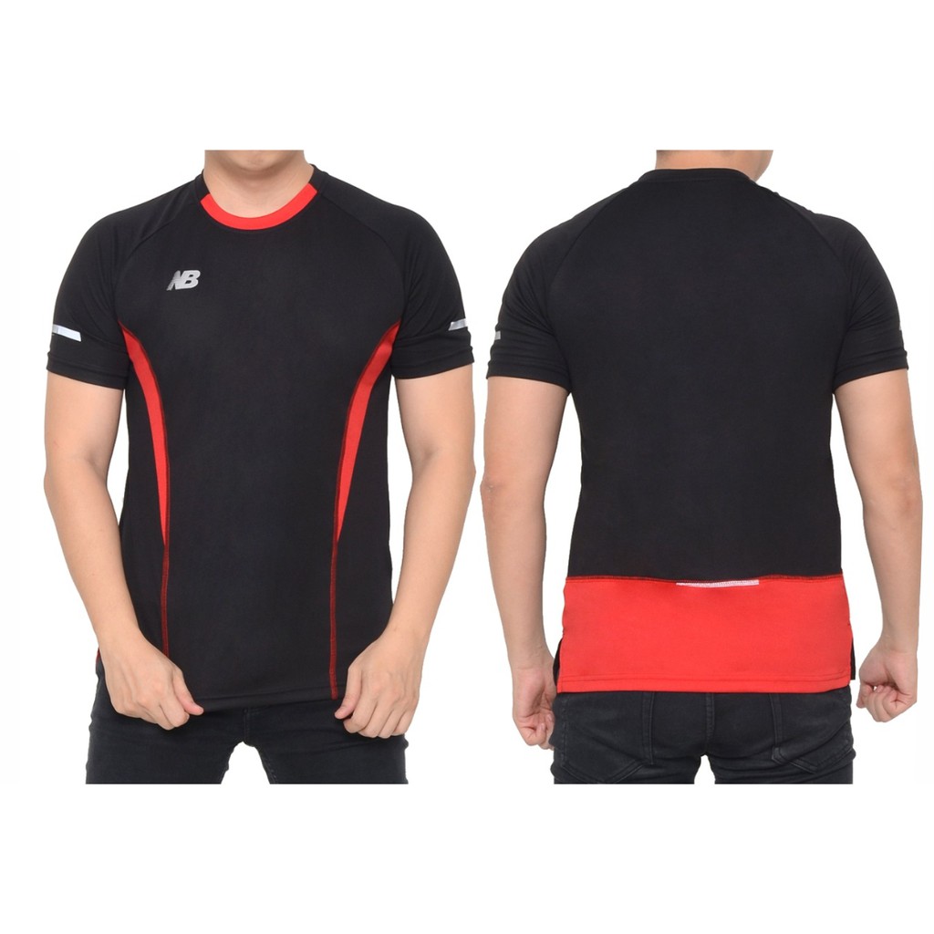 Jual Baju Kaos Running Lari Gym Fitnes Olahraga PRIA BNBB01 Mens Pria ...