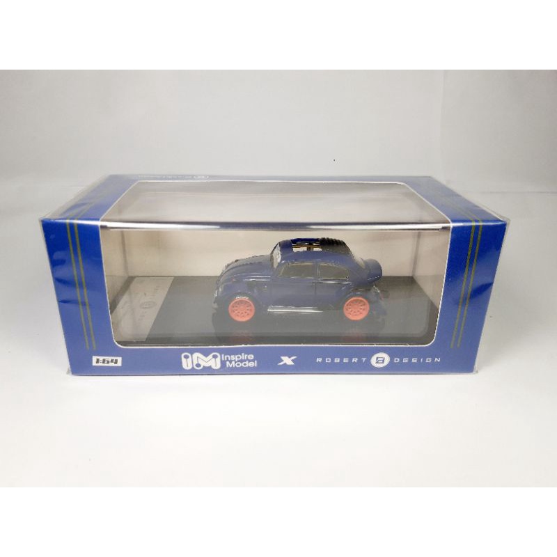 Miniature VW Beetle Van 1/18 Rob3artdesign - Volkswagen JPS RWB Bus Résine Noire