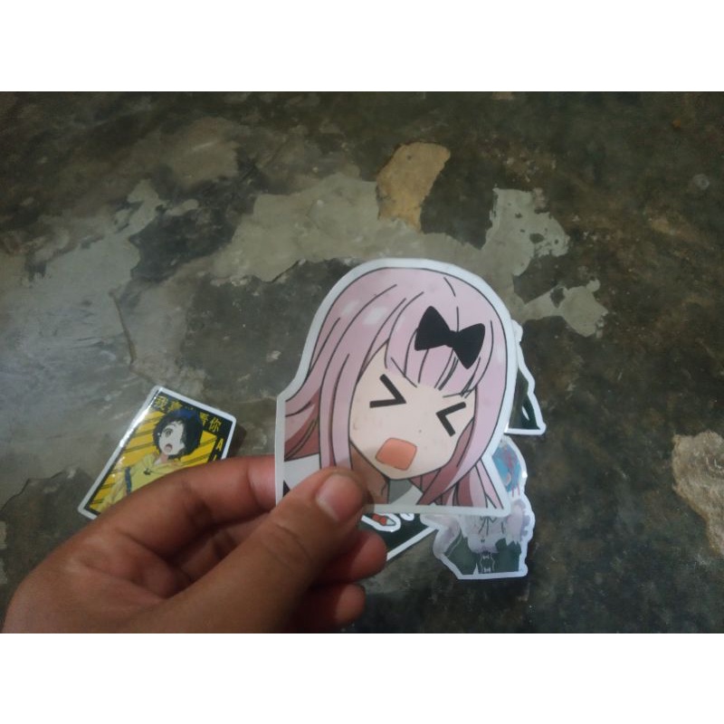 Jual stiker anime, K-Pop, komunitas, logo ,dll bebas gambar bahan vinyl