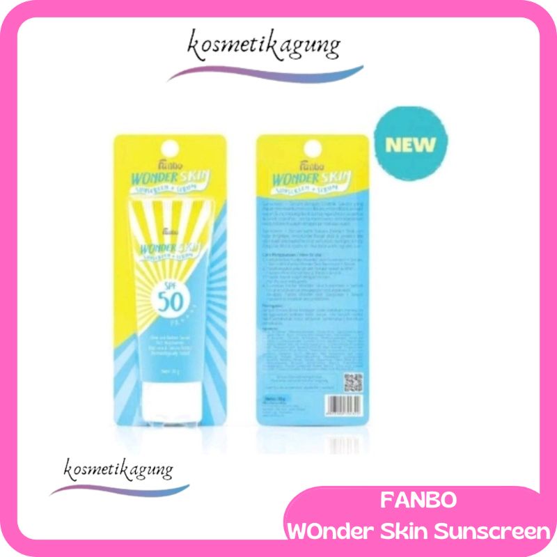 Jual FANBO Wonder Skin Sunscreen + Serum SPF 50 PA++++ | Shopee Indonesia