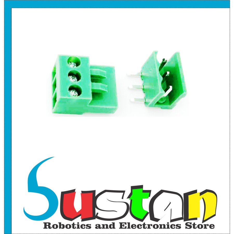 Jual HT396 3.96mm 3P HT3.96 Terminal Block Right Angle Connector Screw ...