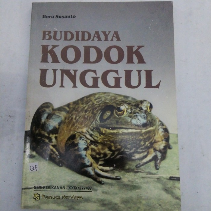 Jual Buku Budidaya Kodok Unggul Heru Susanto Shopee Indonesia