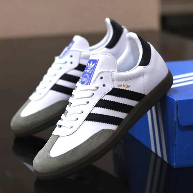 Jual Adidas Samba OG Classic White Black Original Made In Indonesia ...