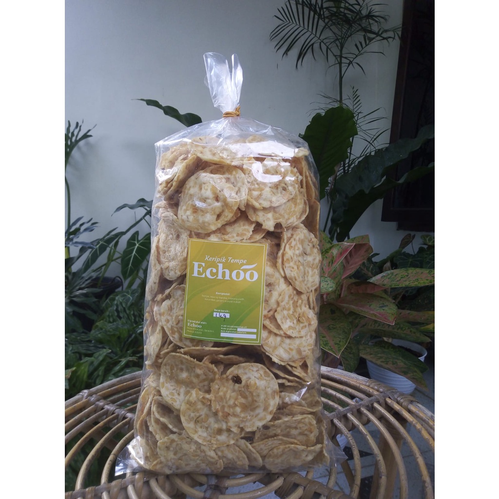 Jual Keripik Tempe Gurih Renyah 1kg Camilan Snack Keripik Tempe