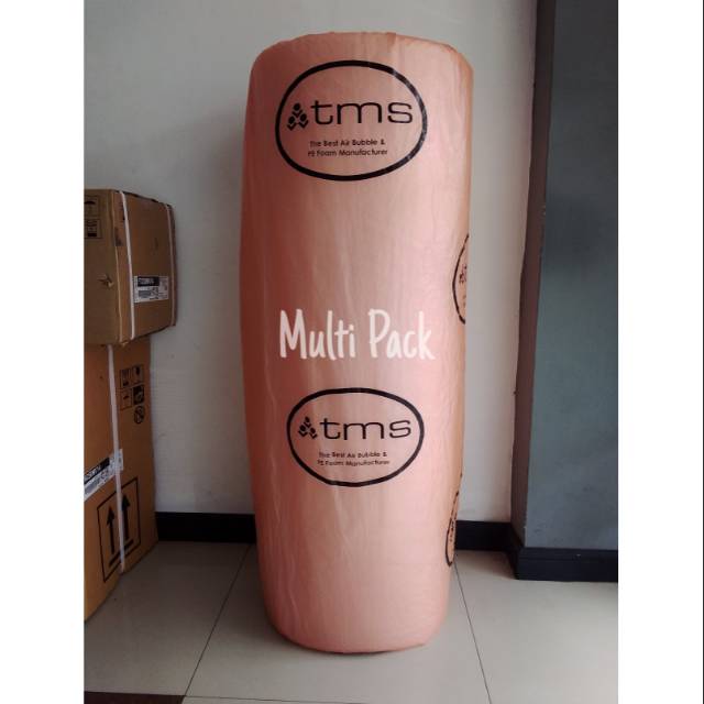 Jual Bubble Wrap 125cm x 50m Plastik Bubble Packing Bungkus Orange