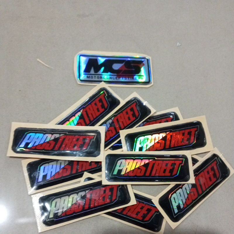 Jual stiker Emblem prostreet hologram | Shopee Indonesia