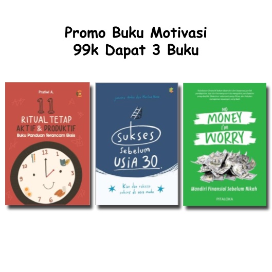 Jual Buku Motivasi 99k Dapat 3 Buku 11 Ritual Tetap Aktif Dan