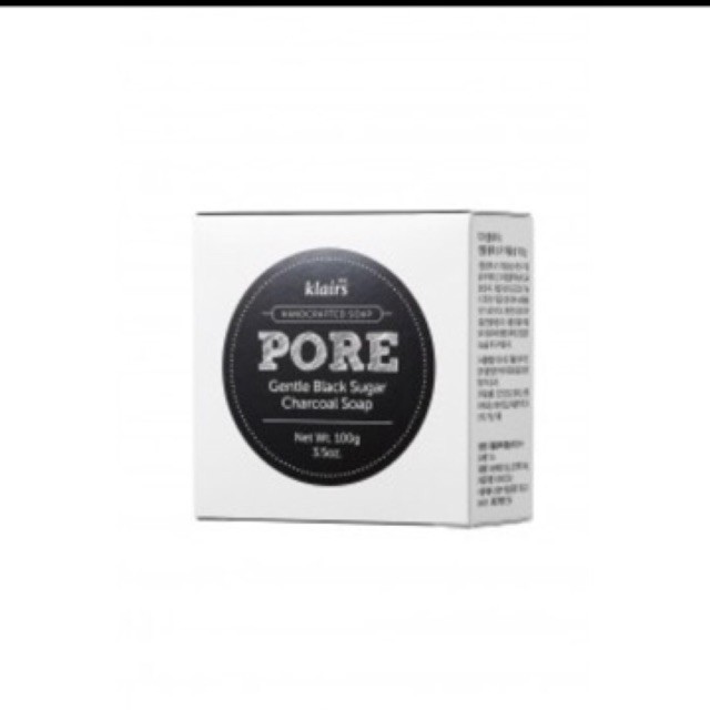 Klairs Pore Gentle Black Sugar Charcoal Soap 100g main image 1