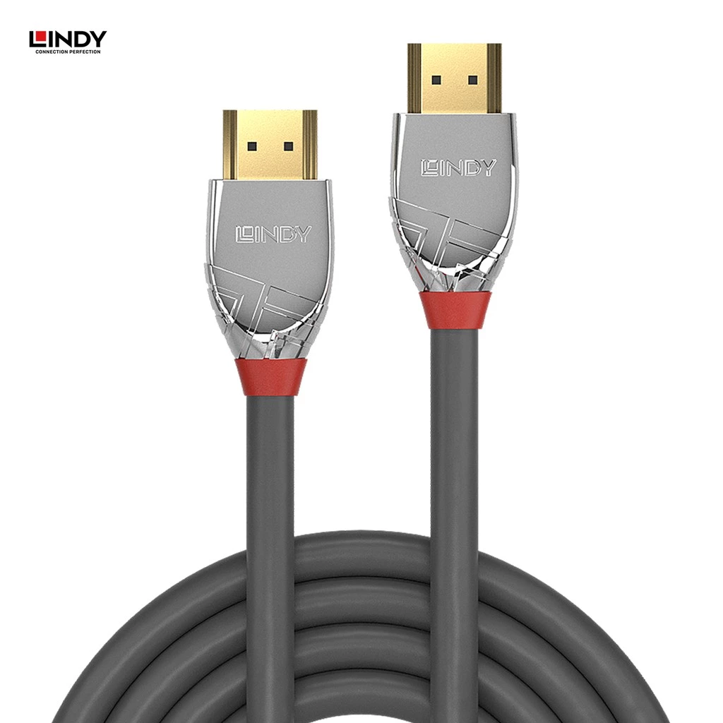 Kabel HDMI 2.0 LINDY 3M High Speed 8K 4K 120hz HDR Cromo Cable Dolby Vision HDR10+ HDR10 ARC 37873