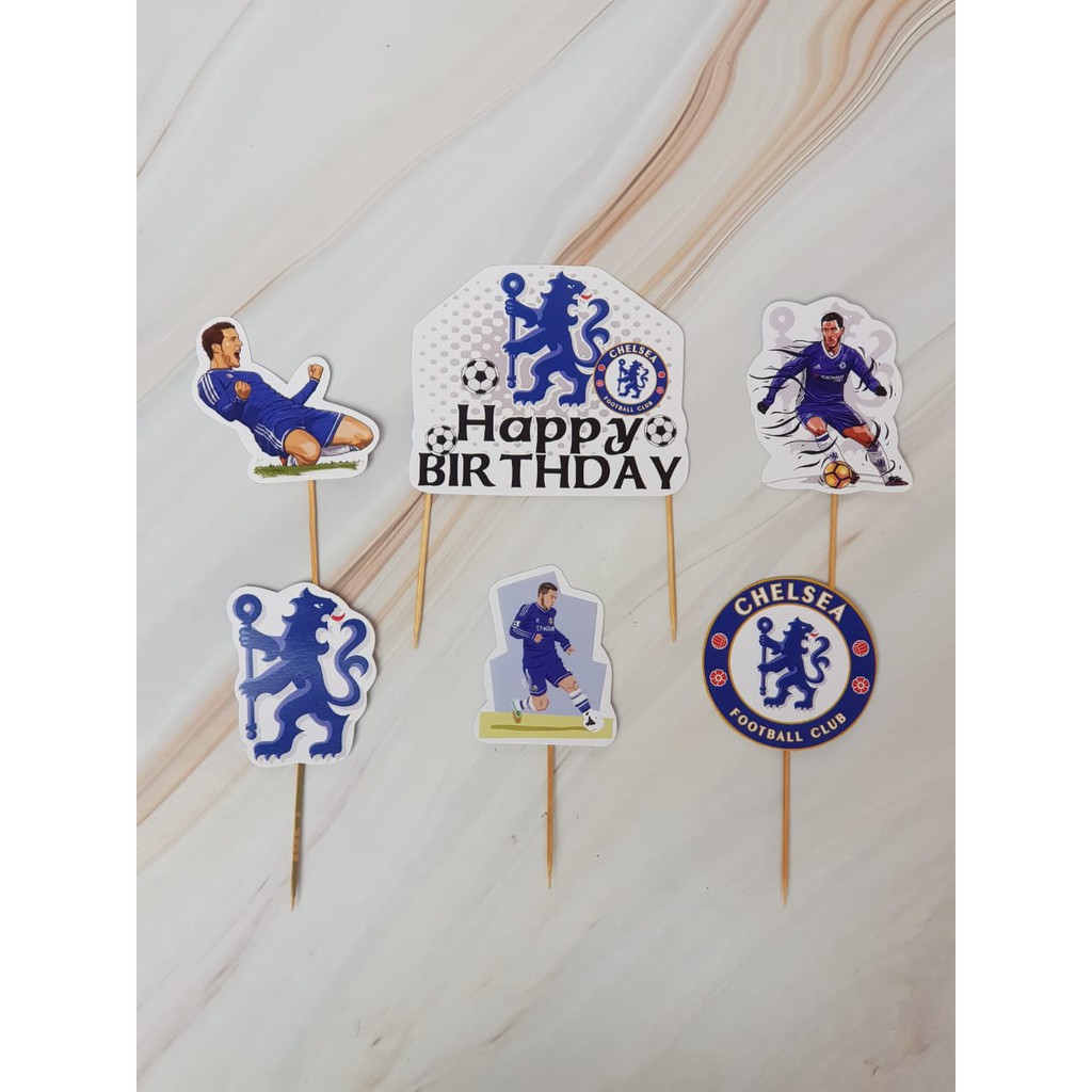 Jual Topper Kue Chelsea (6pcs) | Shopee Indonesia