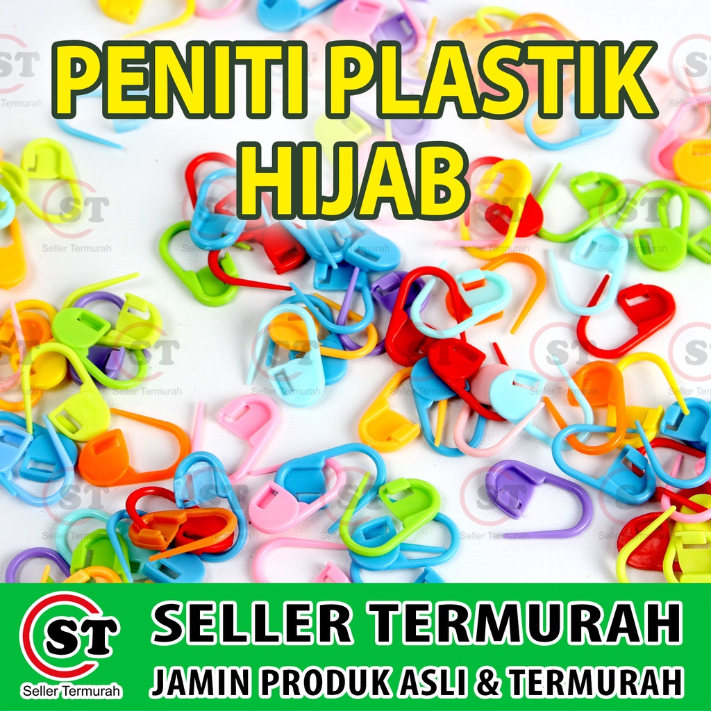Jual PENITI PLASTIK PENITI HIJAB PENANDA RAJUTAN | Shopee Indonesia