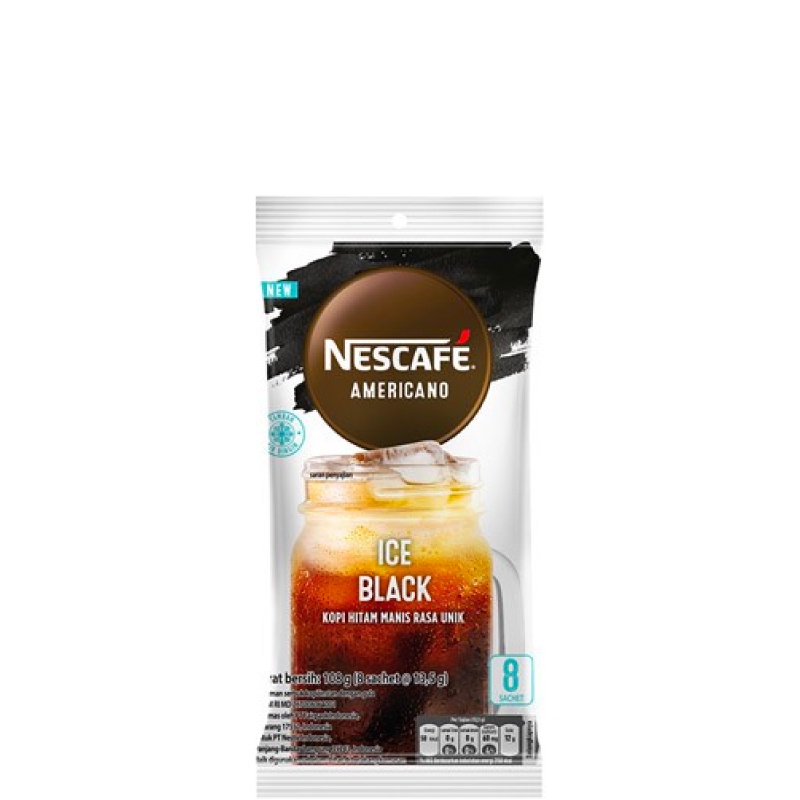 Jual Nescafe Americano Ice Black 8 x 13.5 gr | Shopee Indonesia
