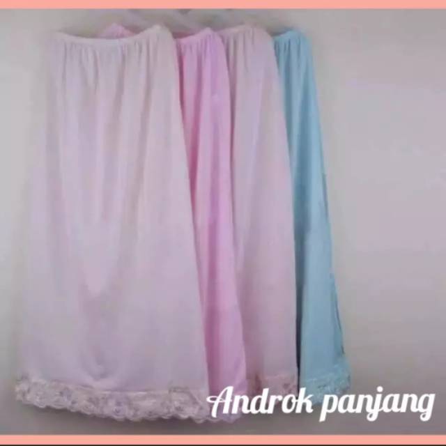 Jual Handrok Rok Panjang / Daleman Rok Muslim Panjang /Androk / Handrok ...