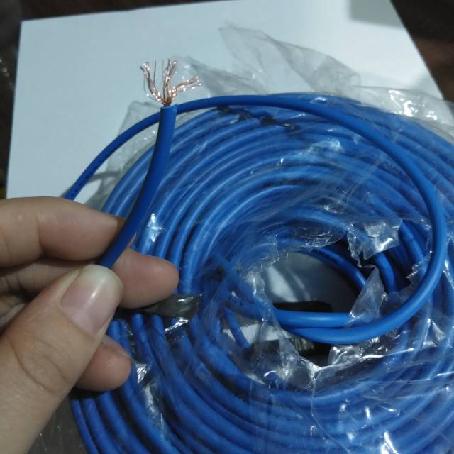 Jual Kabel Listrik SERABUT Tunggal Satu WARNA NYAF 1,5 Per Mtr | Shopee ...